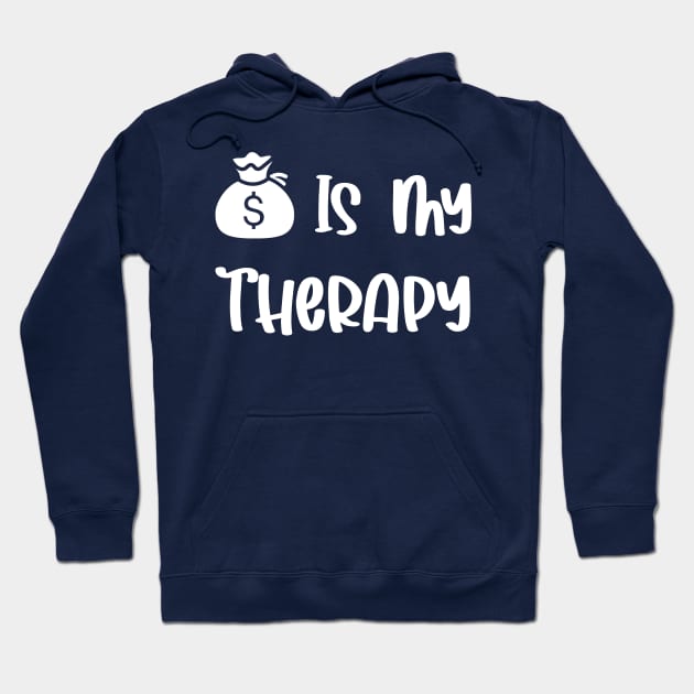 Money is my therapy Hoodie by Athikan